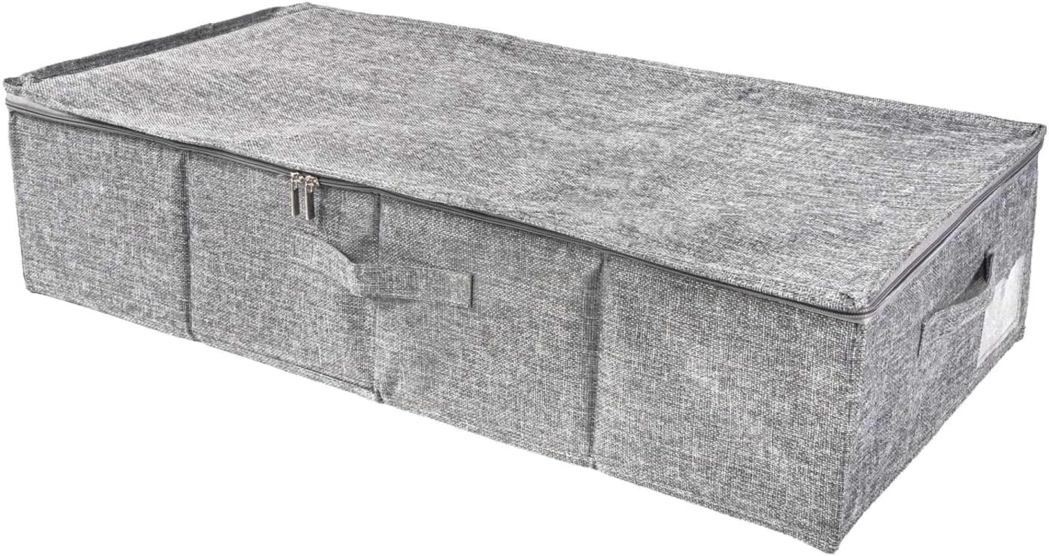 Intirilife Unterbettkommode, Platzsparende Aufbewahrungstasche Aufbewahrungsbox Bett Organizer Bild 1