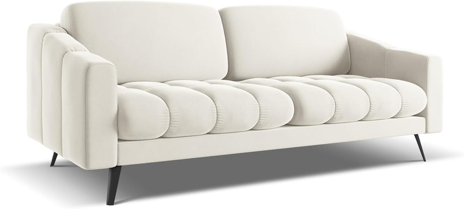 3-Sitzer Sofa Nalu in Samtstoff Bild 1