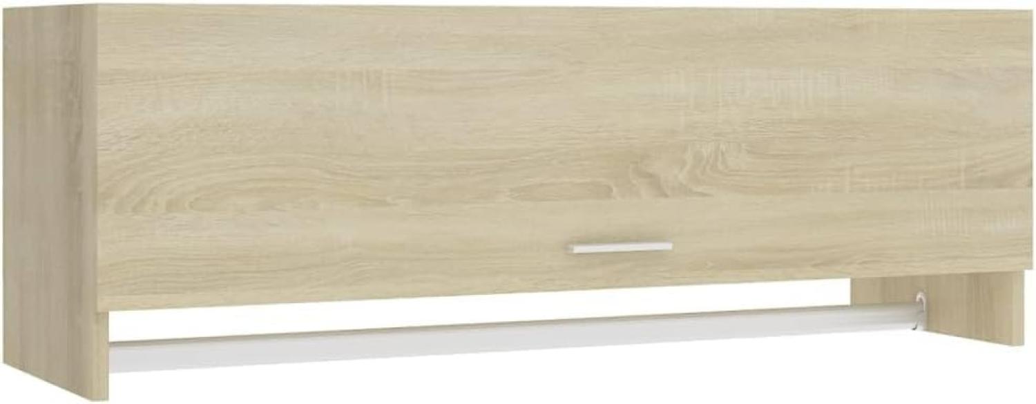 vidaXL Kleiderschrank Sonoma-Eiche 100x32,5x35 cm Holzwerkstoff 808236 Bild 1