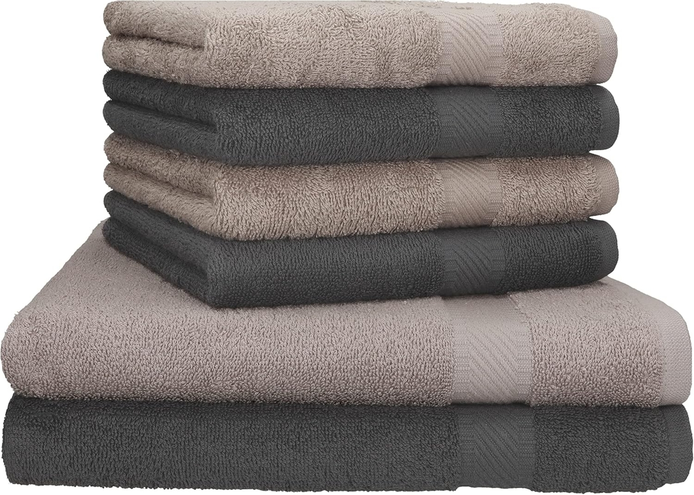 Betz Handtuch Set Palermo 6er 2x Liegetücher 70x140 cm 4x Handtücher, 100% Baumwolle (Set) Bild 1