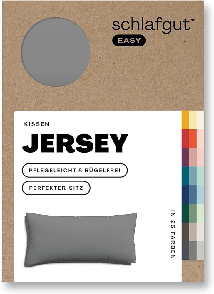 Schlafgut Kissenbezug EASY Jersey, (1 Stück), Kissenhülle mit Reißverschluss, weich und saugfähig, Kissenbezug Bild 1