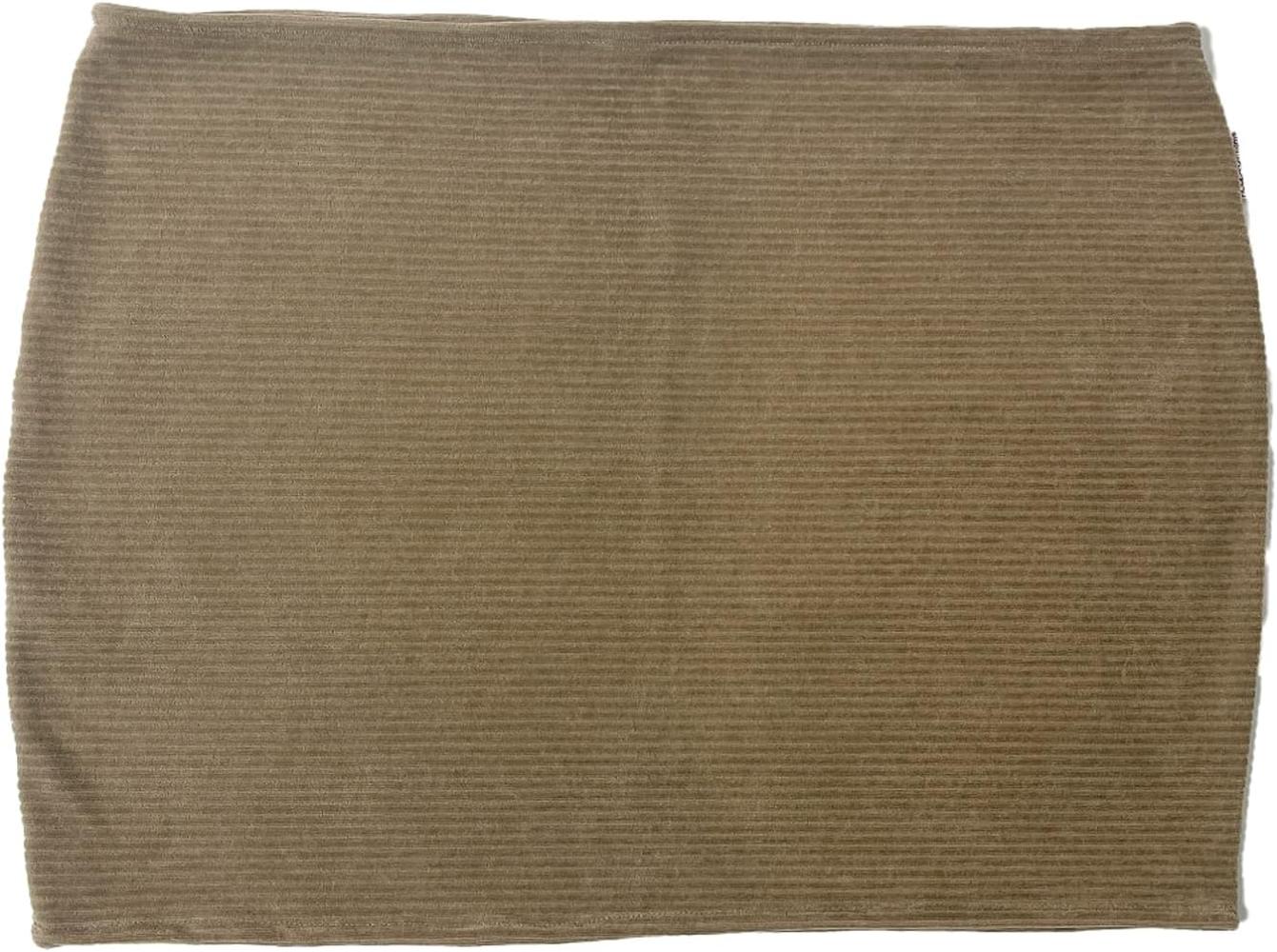 HOBEA-Germany Baby-Lagerungsbezug für Stillkissen XXL Lagerungskissen Schwangerschaftskissen Seitenschläferkissen groß (Cord Taupe) Bild 1