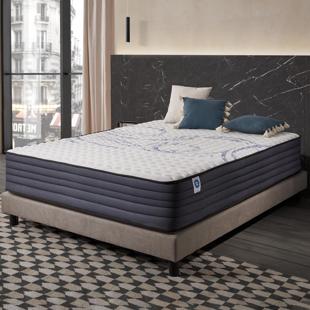 naturalex | Perfectsleep | Matratze 140x190 cm | 30 cm hoch | Memory und Blue Latex-Technologie Extra Komfort HR | Fester Halt mit Atmungsaktivem Schaumstoff | Ergonomisch Entspannend Bild 1