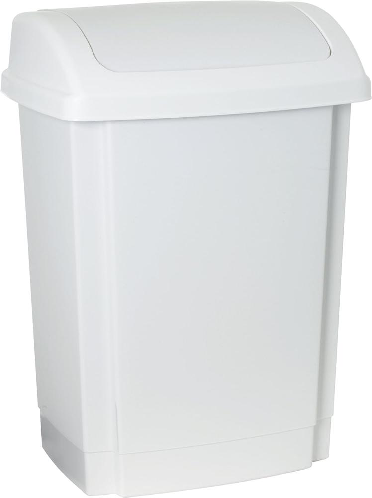 Waste bin Plast Team Swing hinged 25L white (TEA000357) Bild 1