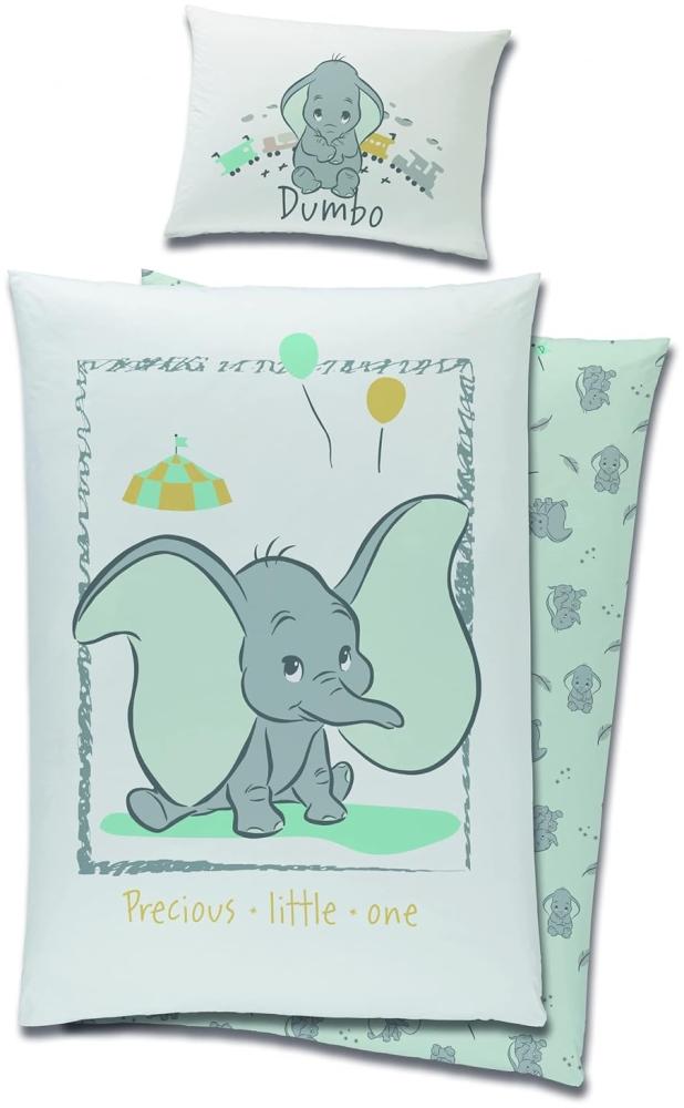 Babybettwäsche Baumwolle Disney Dumbo 90x120 cm + 40x60 cm Bild 1