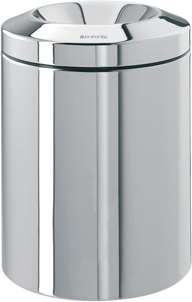 Brabantia Papierkorb 'Le Tube' 7 L - Brilliant Steel Bild 1