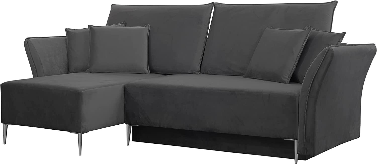 Ecksofa Mokoli (Farbe: Tiffany 19, Füße: Silber) Bild 1