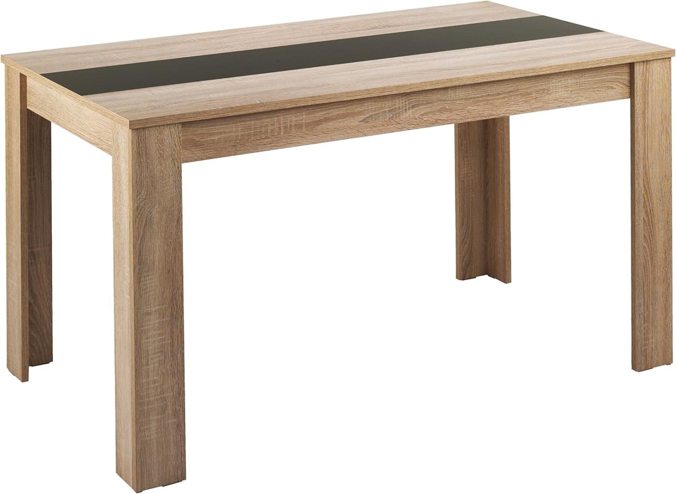 Homexperts 'NICO' Esstisch, Holzwerkstoff Spanplatte Sonoma Eiche, B 120 x H 75 x T 80 cm Bild 1