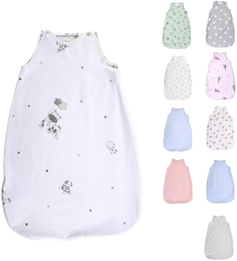 Lorelli Baby-Sommerschlafsack Summer, Länge 80 cm, Breite 42 cm, 100% Baumwolle weiß Bild 1