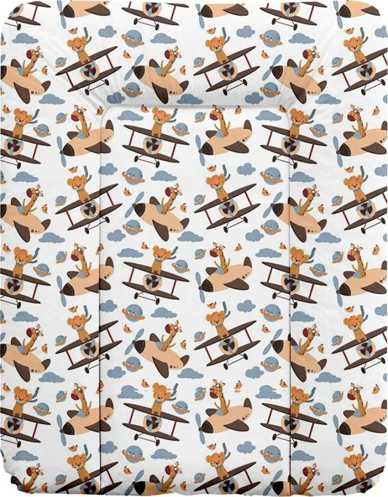 Wickelauflage Wickelunterlage Baumwolle 60x70 cm Bild 1