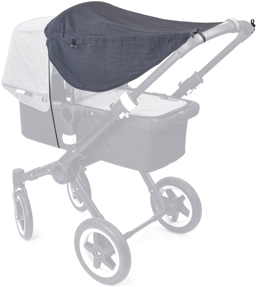 Liebes von priebes Kinderwagen-Sonnenschutzhülle JOHANNA Sonnensegel, Sonnenschutz, UV-Schutz 50+, Sonnendach, Liebes Bild 1