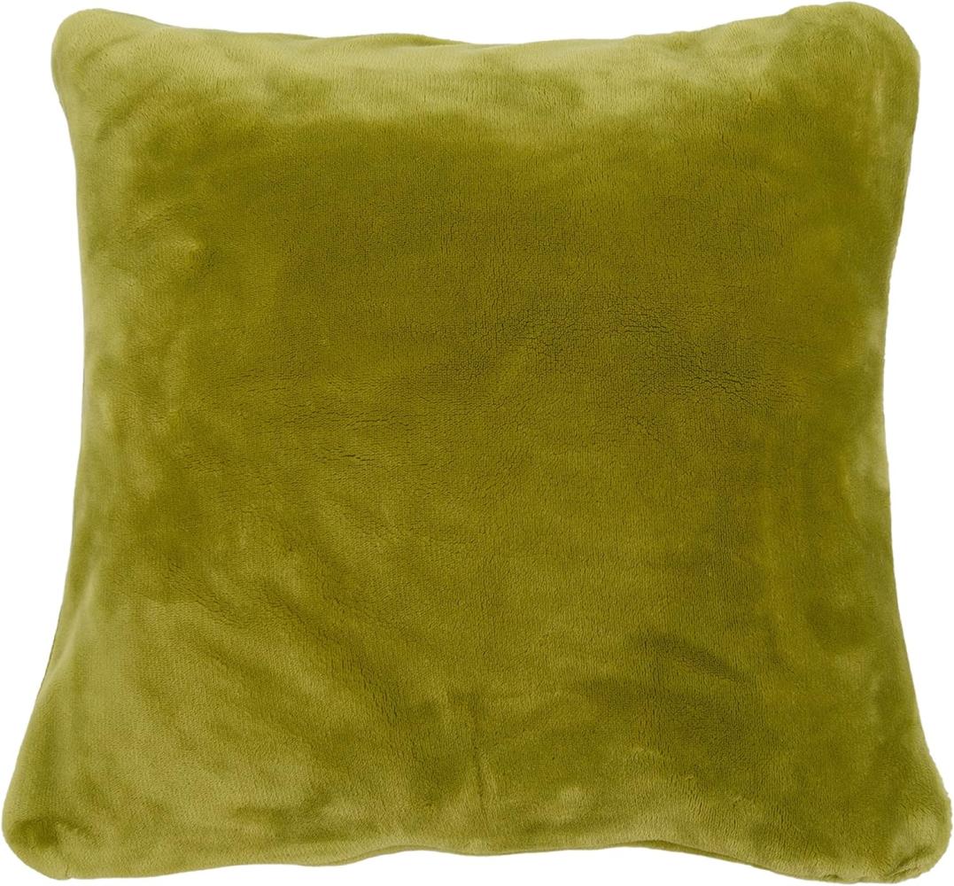 Gözze - Premium Cashmere-Feeling Kissenbezüge, 500 g/m², 50 x 50 cm - Limonengrün Bild 1