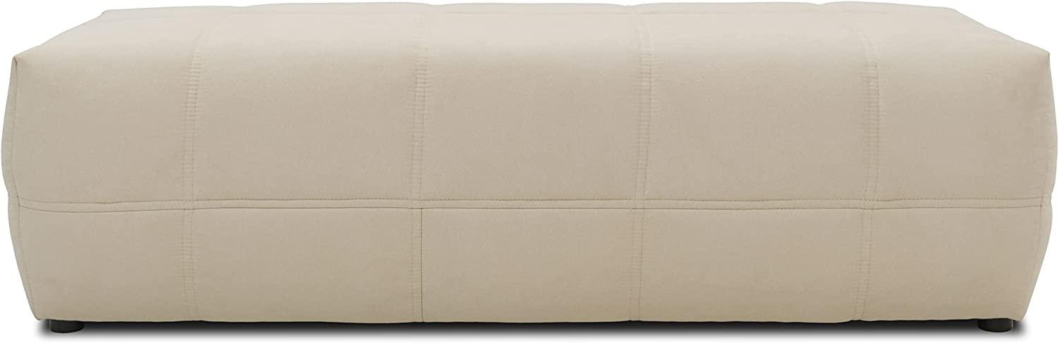 DOMO Collection Brandon Hocker, Sitzhocker, Fußhocker, beige, 150 x 60 x 40 cm Bild 1