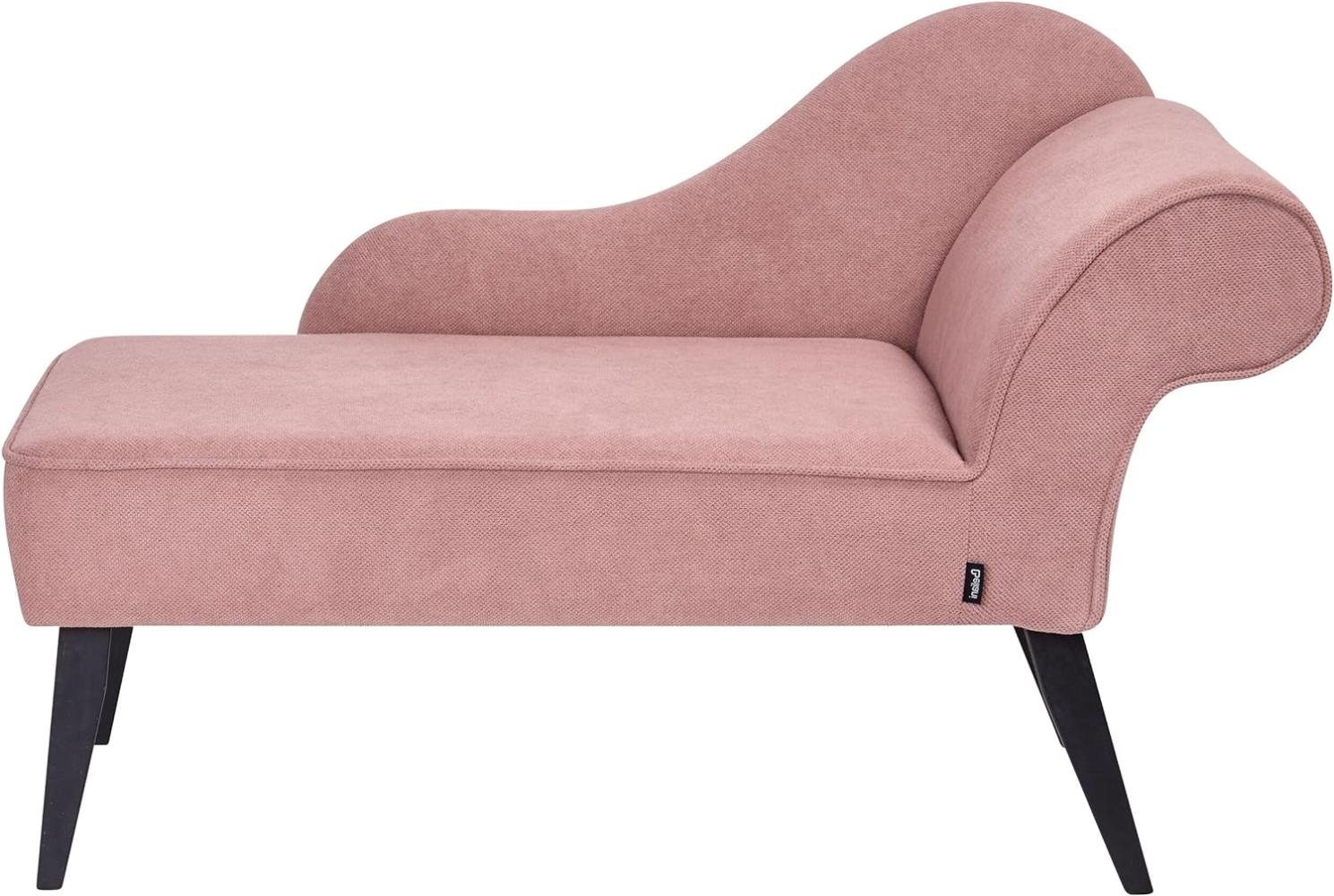 Chaiselongue rosa rechtsseitig BIARRITZ Bild 1