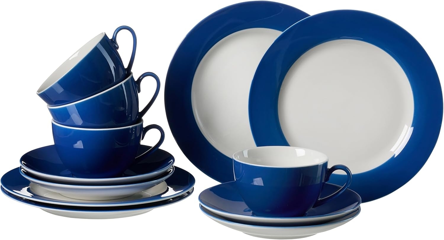 Ritzenhoff & Breker DOPPIO Kaffeeservice 12-teilig Indigo Blau Bild 1