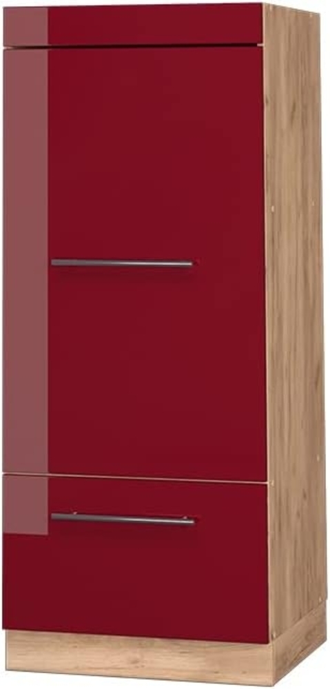 Mikrowellenschrank Fame-Line Bordeaux Hochglanz 60 cm Vicco Bild 1