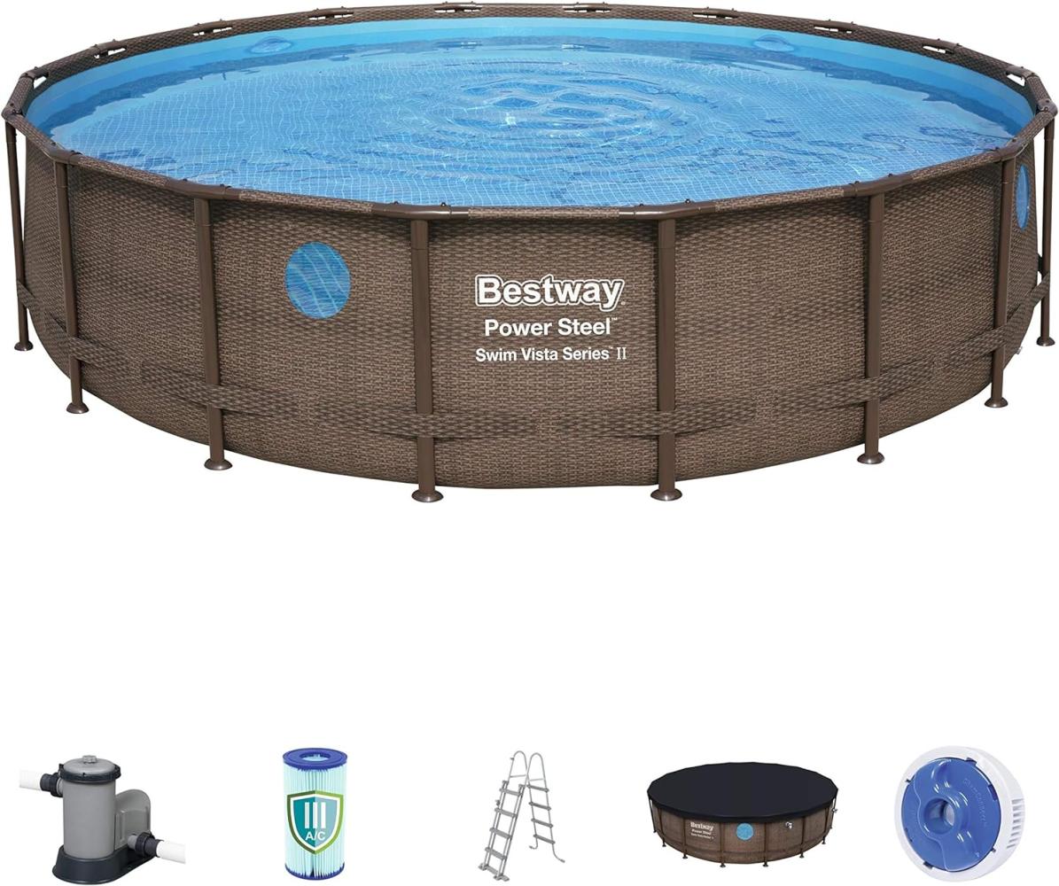 Bestway Power Steel Swimmingpool-Set 549x122 cm 92862 Bild 1