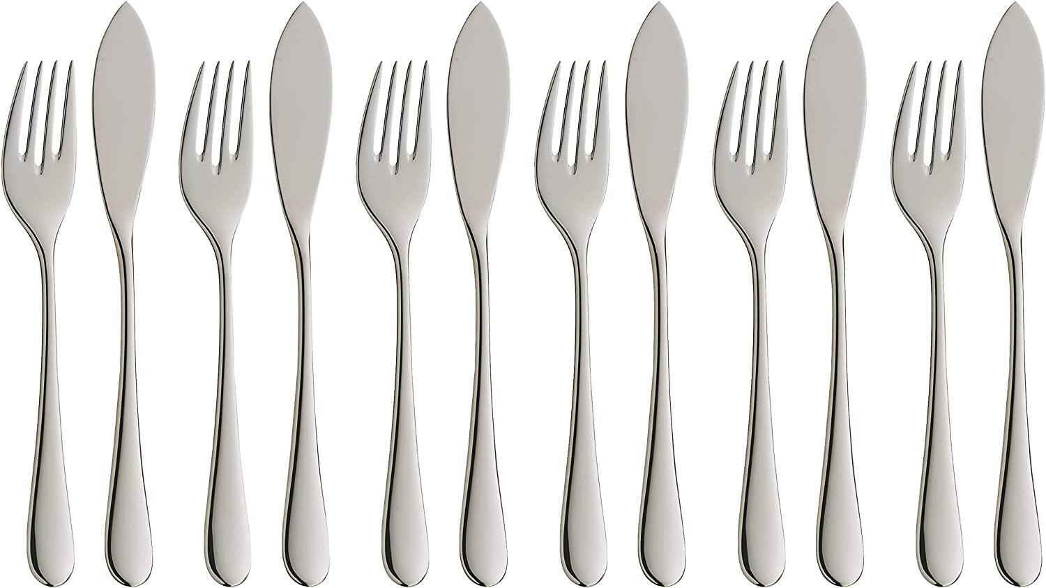 WMF Merit Fischbesteck-Set, 12-teilig, Cromargan protect® 3201112836 Bild 1