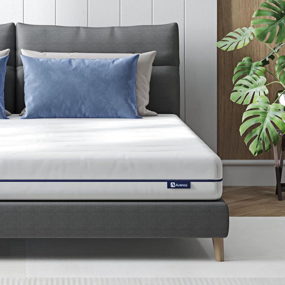 Avenco Matratze 140x190,Kaltschaummatratze,Comfort Schaumstoff Rollmatratze,Bezug Waschbar bis 60 Grad,Öko-Tex Zertifiziert, Höhe 18 cm Bild 1