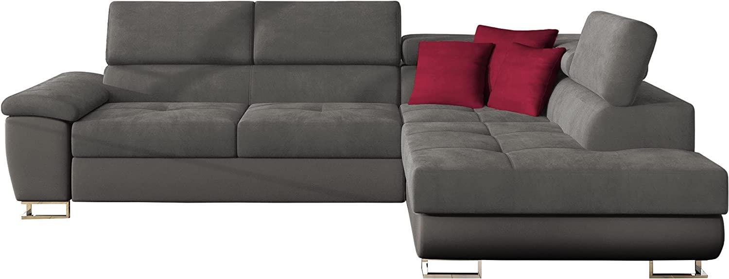 Ecksofa Cotere (Soft 029 + Uttario Velvet 2971 + Kronos 02, Seite: Rechts) Bild 1