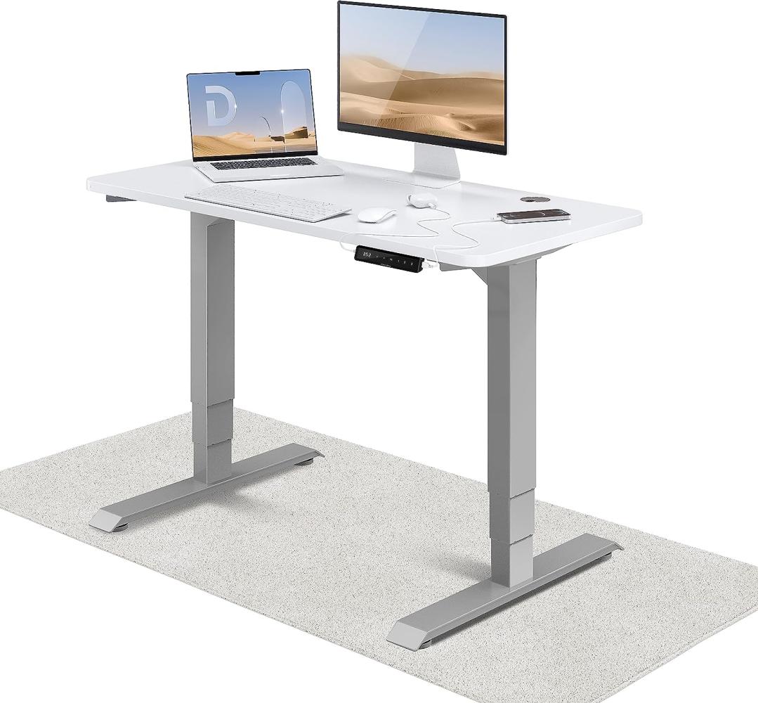 Höhenverstellbarer Schreibtisch (120 x 60 cm) - Schreibtisch Höhenverstellbar Elektrisch mit Flüsterleisem Dual-Motor & Touchscreen - Hohe Tragfähigkeit - Stehtisch von Desktronic Bild 1