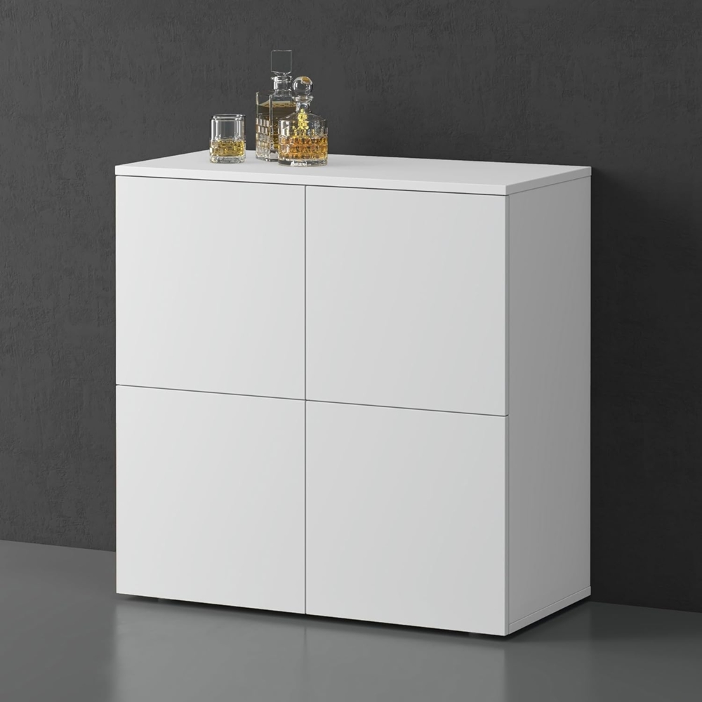 doporro Sideboard Kommode Möbel Mehrzweckschrank Push-to-Open Aufbewahrungsschrank Bild 1