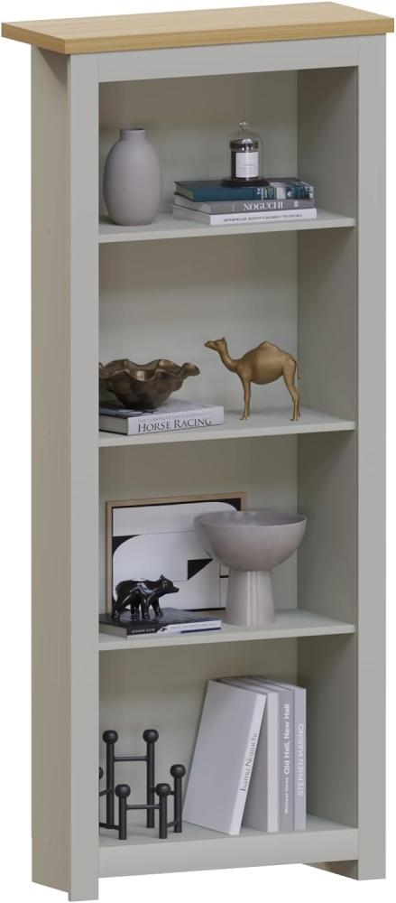 Vida Designs Büro-Bücherregale, MDF, Spanplatte und Melaminfurnier, Grau, Standard Bild 1