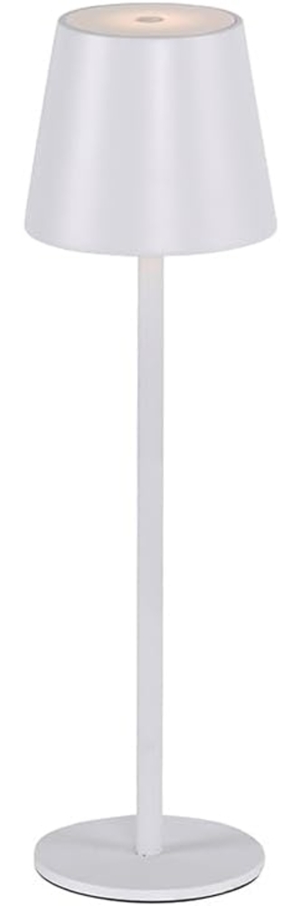 SellTec LED Tischleuchte LED Tischlampe Akku Outdoor, Dimmbar, Memoryfunktion, USB, Up&Down, 1xLED-Board/2,50W/3000K, warmweiß, Up & Down Lichtaustritt, USB, Dimmbar Touchdimmer Bild 1