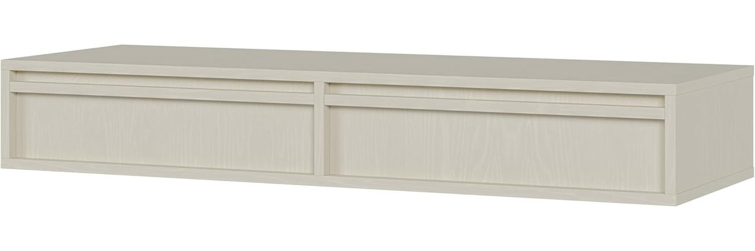 Selsey EVO - Schminktisch hängend mit 2 Schubladen, beige, 110 cm Bild 1