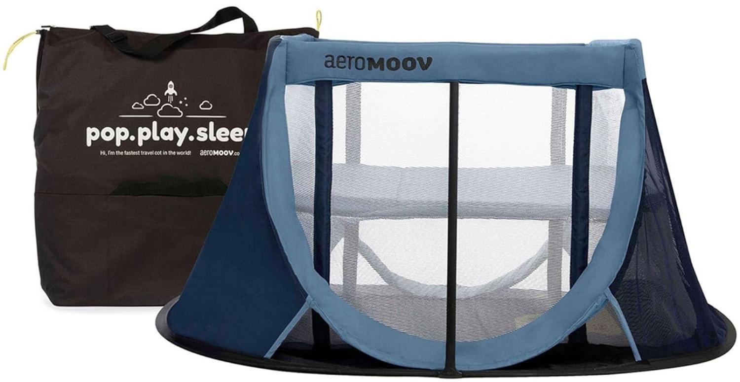 Aeromoov Instant Reisebett Blue Whale Blau 2 Bild 1