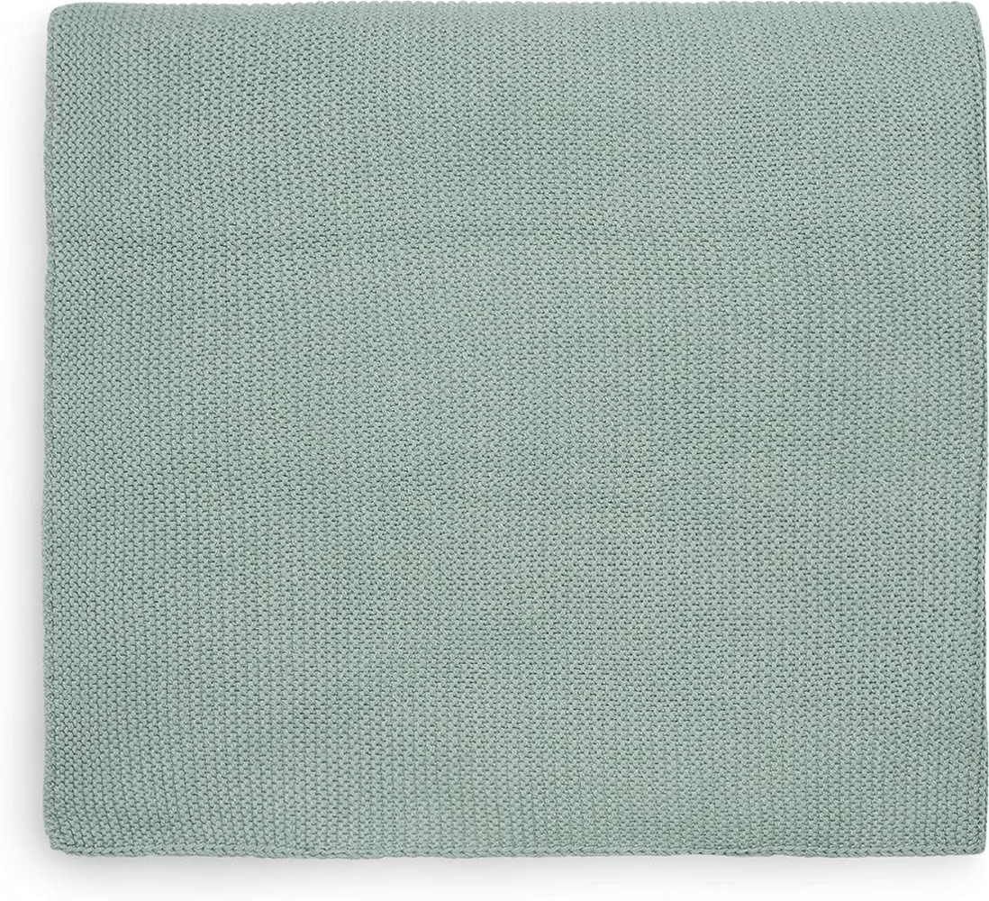 Jollein Basic Knit Bettdecke Waldgrün 100x150 cm Bild 1