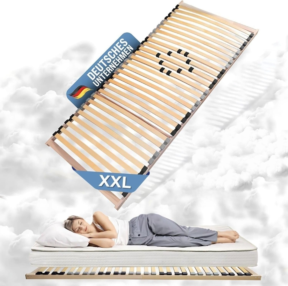 Coemo XXL Big Size Lattenrost 80x200 extra stabil bis 200 kg Bild 1