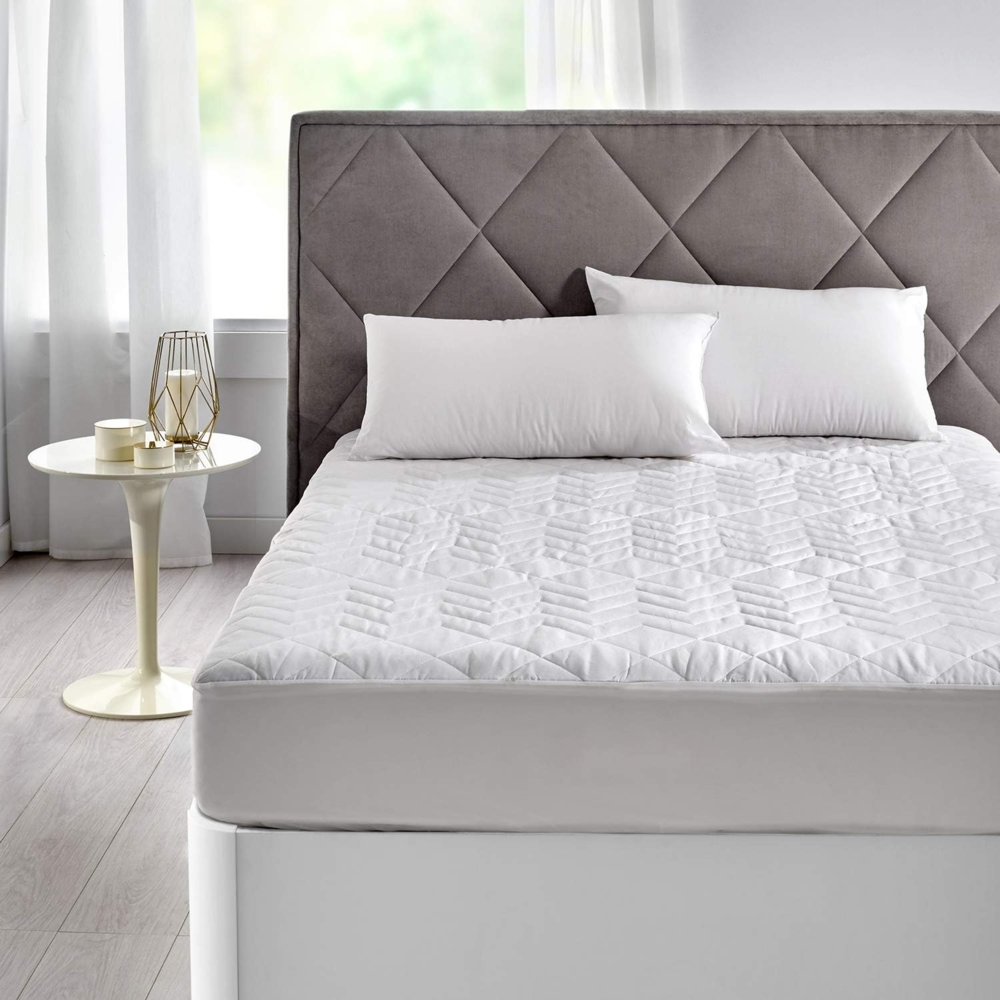 Pikolin Home - Gesteppter Matratzenschoner/-schutzauflage aus 100 % Baumwolle mit Anti-Allergie-Schutz und vollständig atmungsaktiv Bild 1