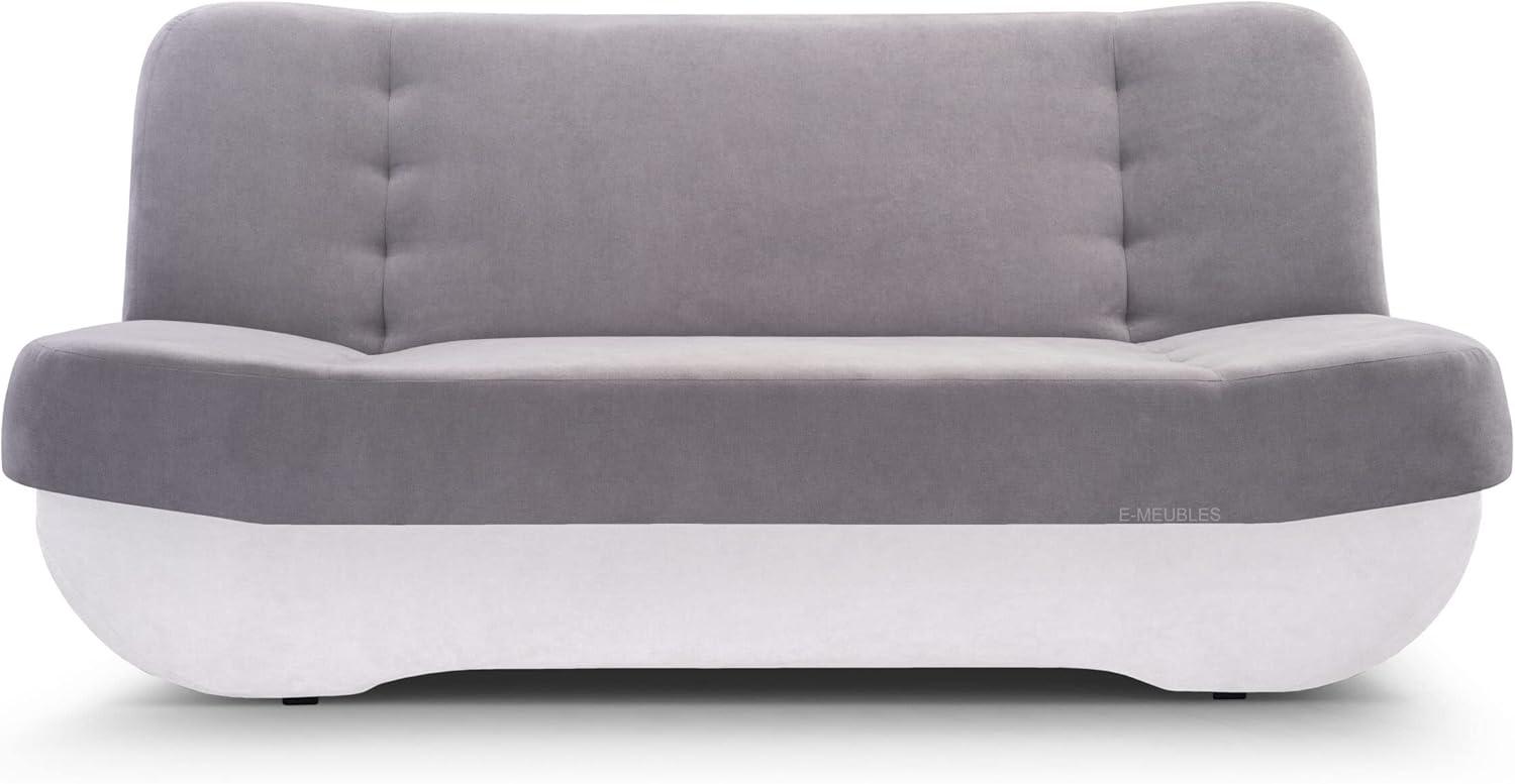 MOEBLO Schlafsofa Pafos, Sofa Kippsofa Klappsofa Clic-Clack, mit Schlaffunktion, mit Bettkasten Bild 1