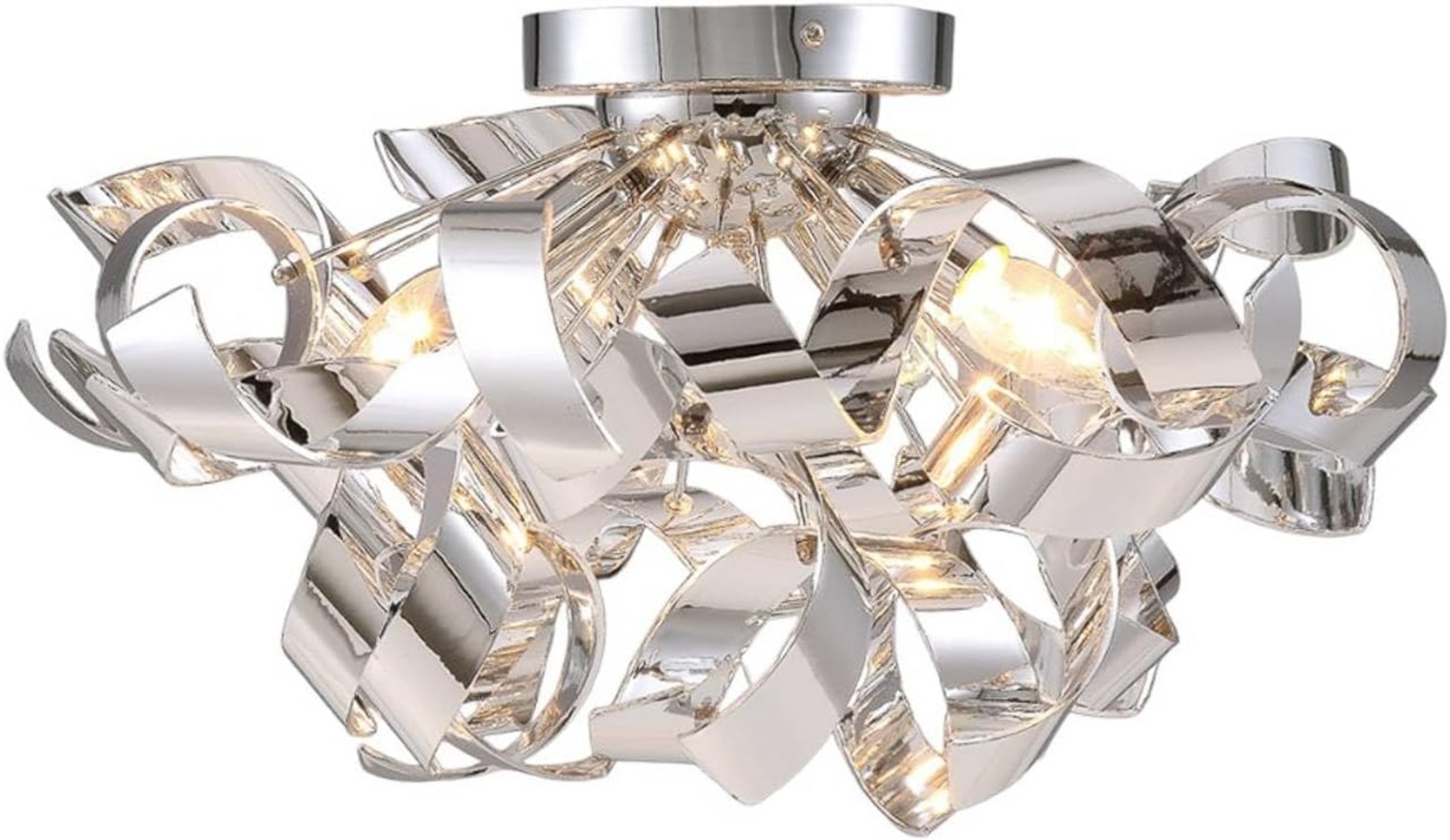 Lindby Deckenleuchten Elviro, Kunststoff Chrom IP20, 3x40 W Bild 1