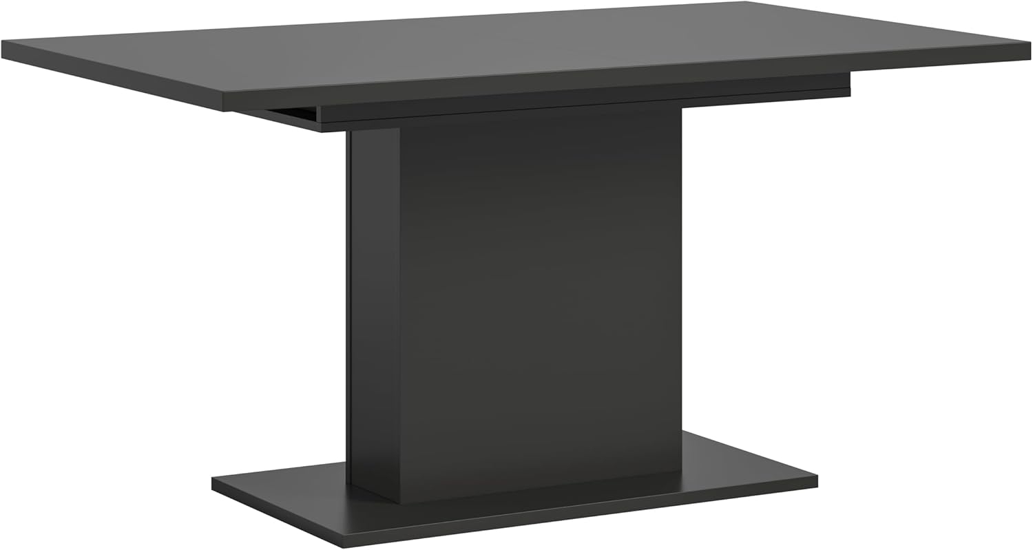 Esstisch ausziehbar Grau Nachbildung 150-190x76x90 cm elegant Bild 1