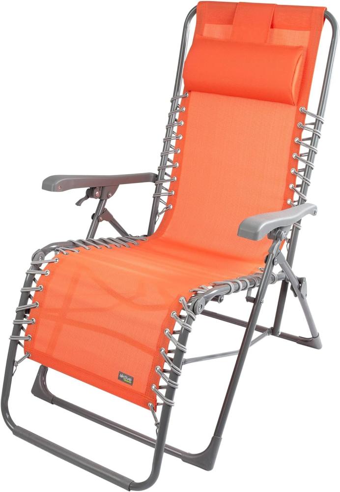 AKTIVE 61080 strandstuhl klappstuhl, orange, 0 Bild 1