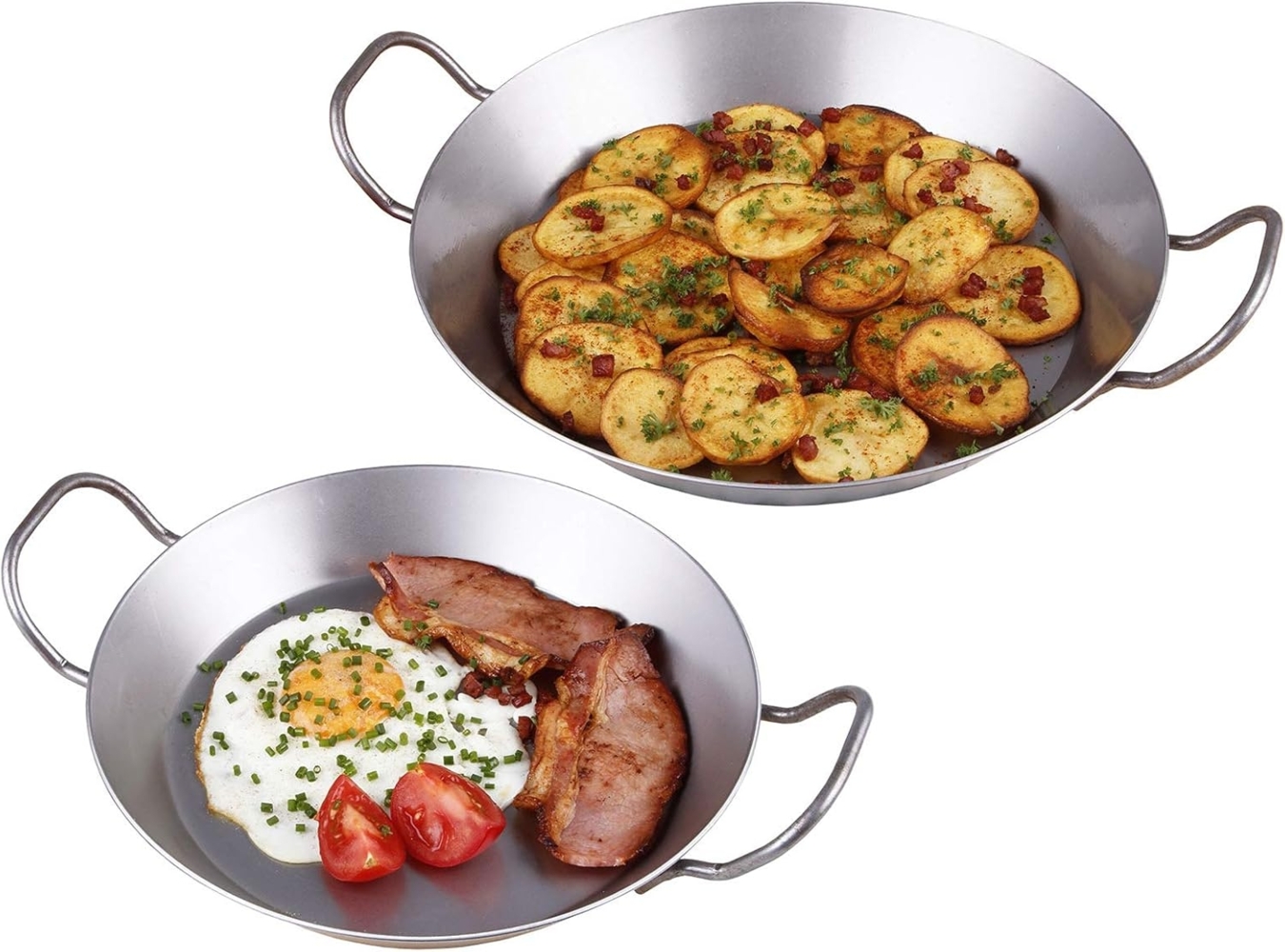chg Pfannen-Set 1,2 + 2,0 l silber Bild 1