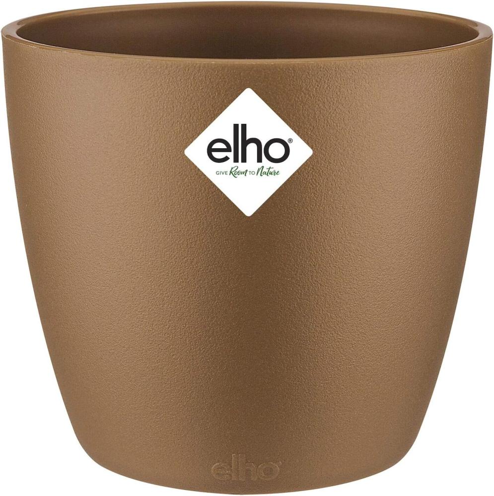 Elho Blumentopf Brussels rund mini 9,5 cm Farbe samt gold Durchmesser 9,5 cm Bild 1