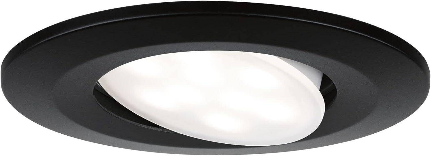 Paulmann 92461 LED Einbauleuchte Calla schwenkbar schwarz IP65 Bild 1