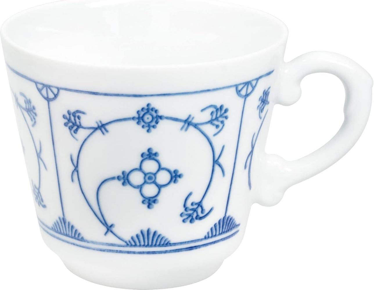 KAHLA Tasse Blau Saks 0,18 l, Porzellan, von Hand dekoriert Bild 1