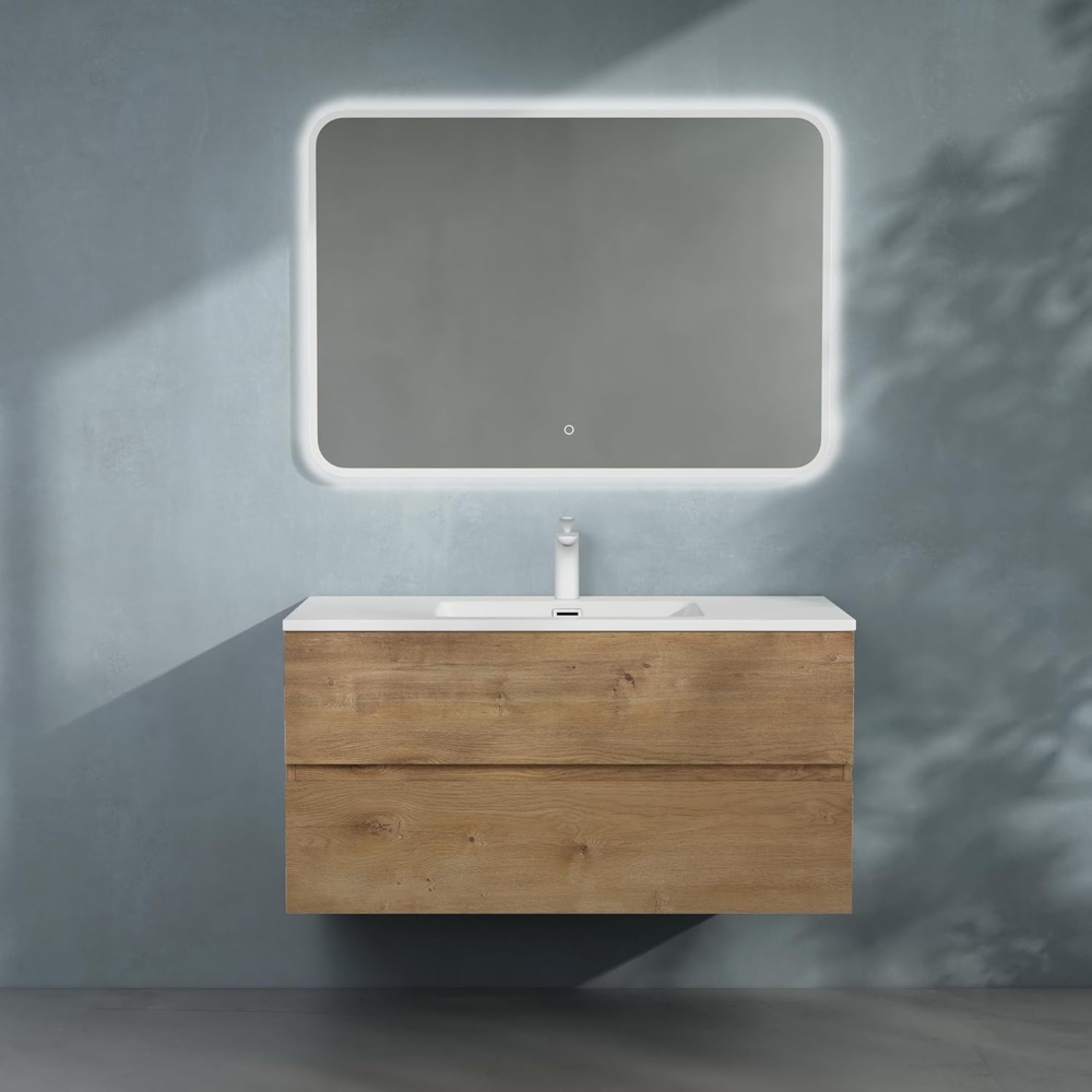 doporro Badmöbel-Set Badezimmermöbel Badezimmer Waschbecken Waschtisch Aqualis Bild 1
