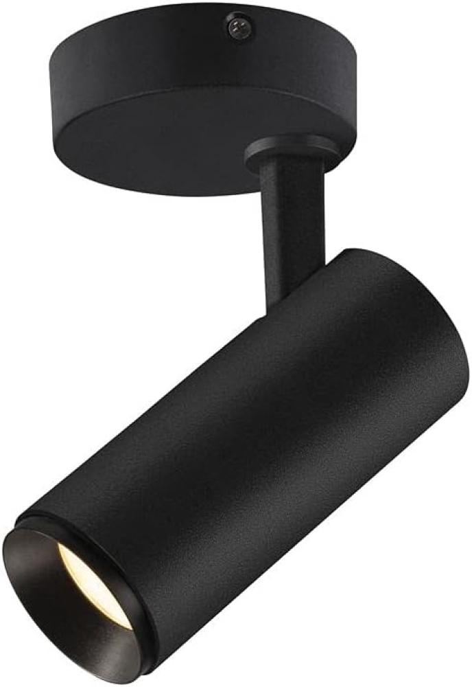 SLV 1004108 NUMINOS SPOT PHASE S LED Deckenaufbauleuchte schwarz 3000K 60° Bild 1