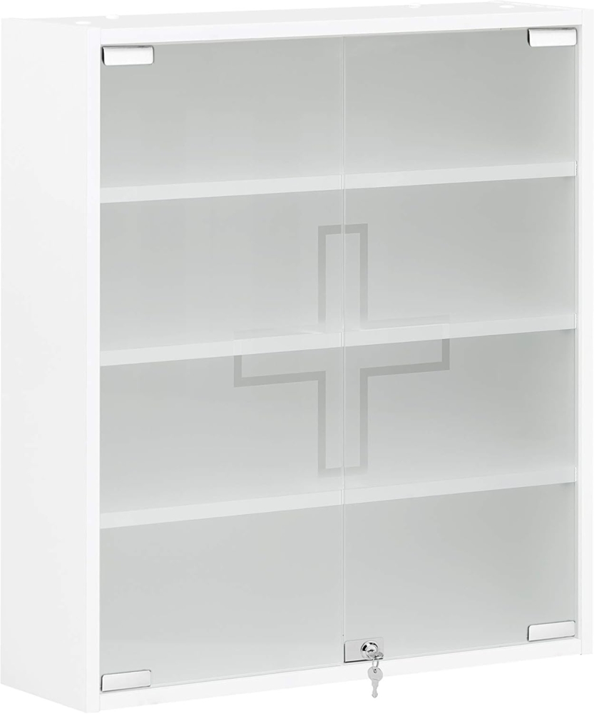 Schildmeyer Bjarne Medizinschrank 158506, weiß matt, 64,2 x 19,6 x 71,4 cm Bild 1