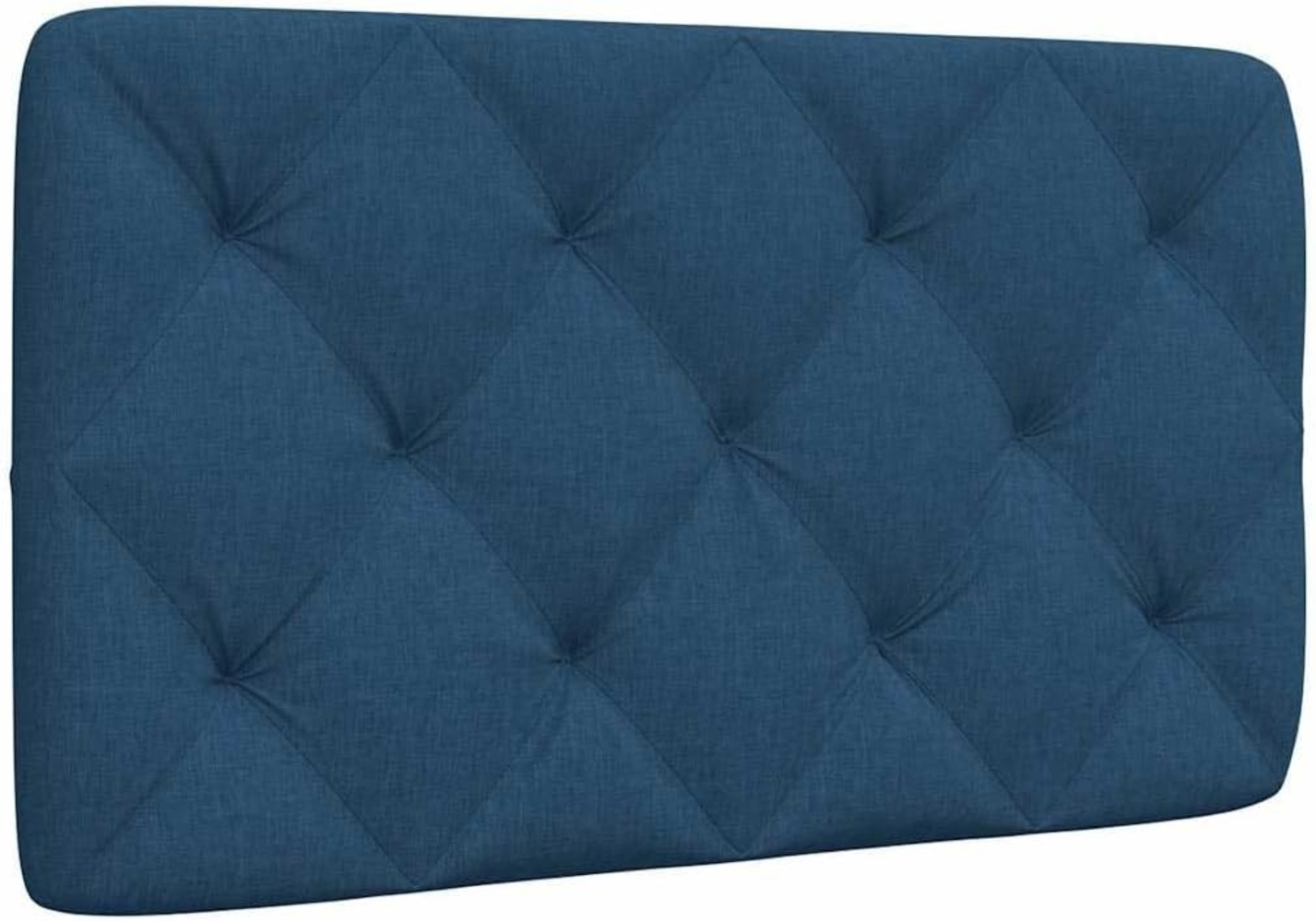 vidaXL Bett Kopfteil-Kissen Blau 80 cm Stoff (1-tlg) Bild 1