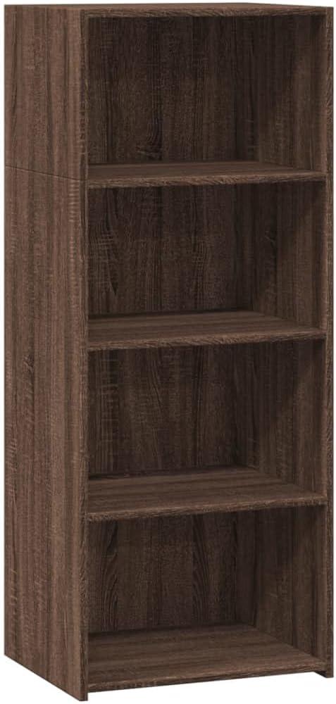 Highboard Braun Eichen-Optik 50x41x124 cm Holzwerkstoff 846403 Bild 1