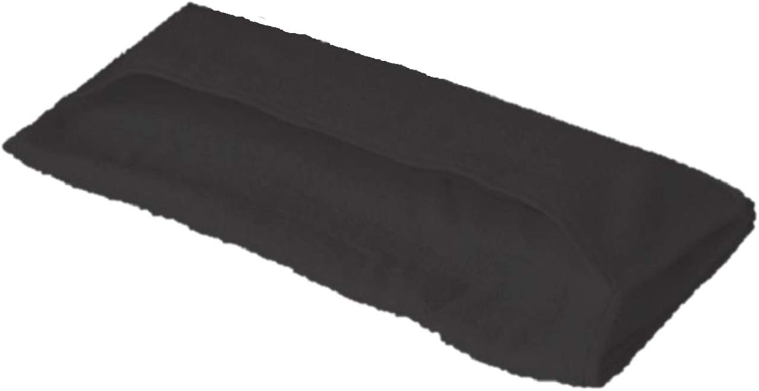 Gartenstuhlauflage mit Kapuze 500g/m² 60 x 120 x 20 cm Schwarz Bild 1