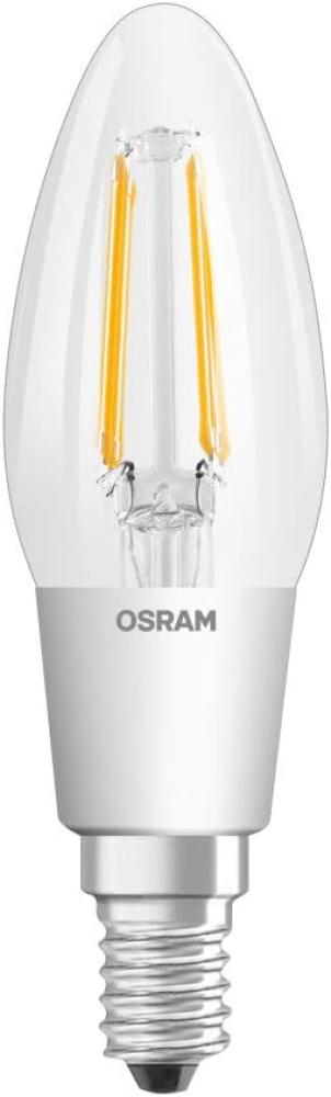 Osram LED-Lampe STAR+ GLOWdim candle 4. 5W/827 (40W) filament clear dimmable E14 Bild 1