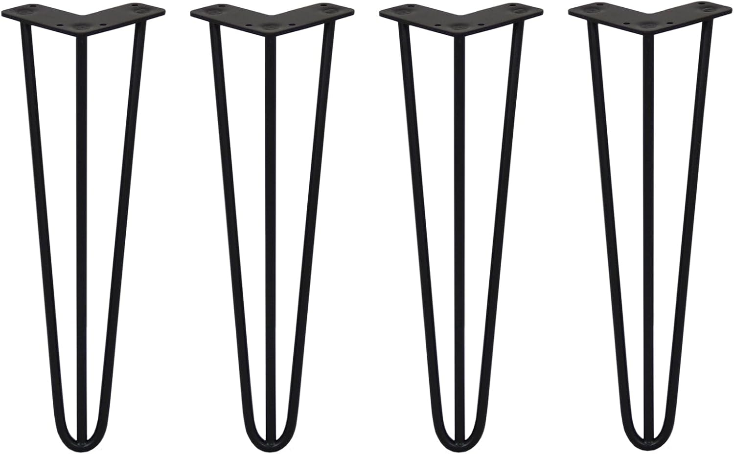 4x Haarnadelbeine - 3 Zinken - 40.5 cm hoch - 10mm Bild 1