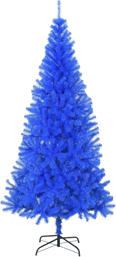 vidaXL Künstlicher Weihnachtsbaum mit Ständer Blau 180 cm PVC 321004 Bild 1